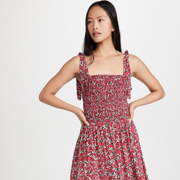Shopbop - Red BB Dakota by Steve Madden Sandy Midi Dress L - Picture 1 of 5